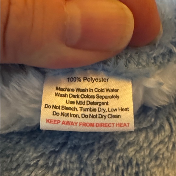 NIP Muk Luks Sky Blue Tie Dye Throw Blanket 50 x 60 - Picture 6 of 6